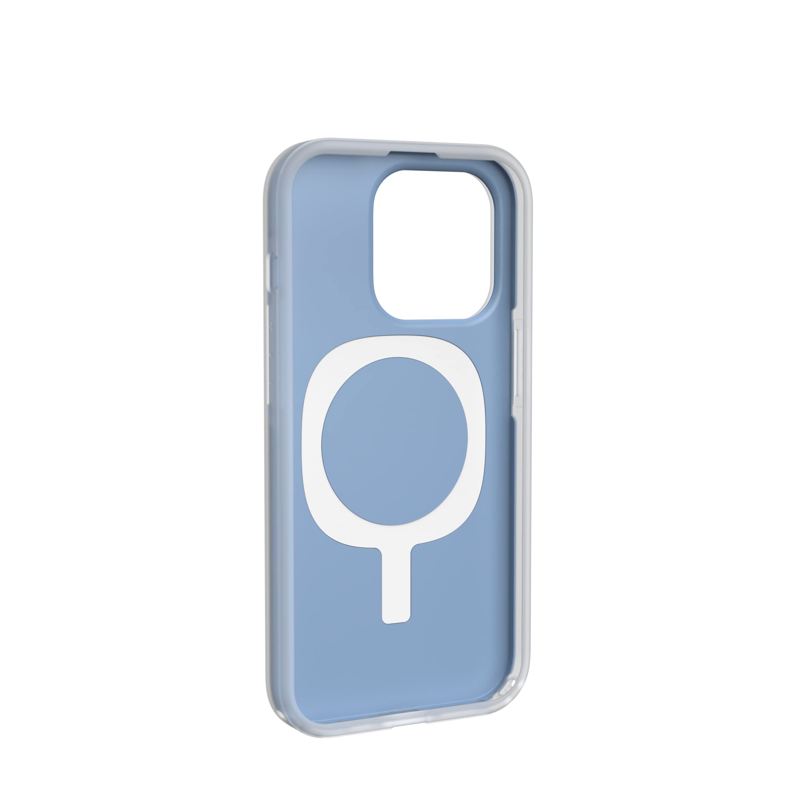 URBAN ARMOR GEAR [U] by UAG Designed for iPhone 14 Pro Case Blue Cerulean 6.1" Lucent 2.0 Built-in Magnet Compatible with MagSafe Charging Slim Lightweight Opaque Protective Cover - Image 7