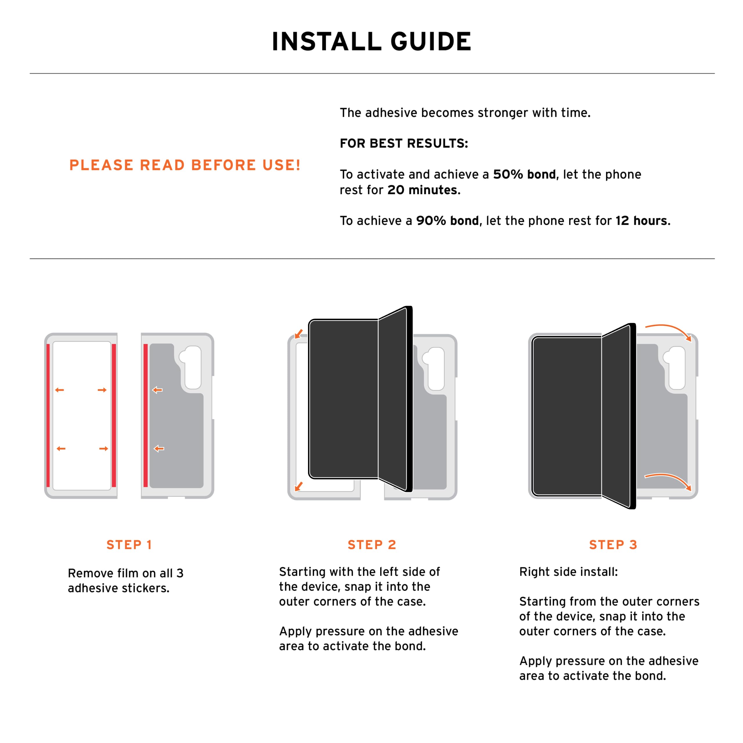 URBAN ARMOR GEAR [Updated Version] UAG Case for Samsung Galaxy Z Fold 5 2023 Plyo Pro Ash/Space Grey, Rugged Anti-Yellowing Transparent Clear Compatible with Magnetic Charging Protective Cover - Image 3