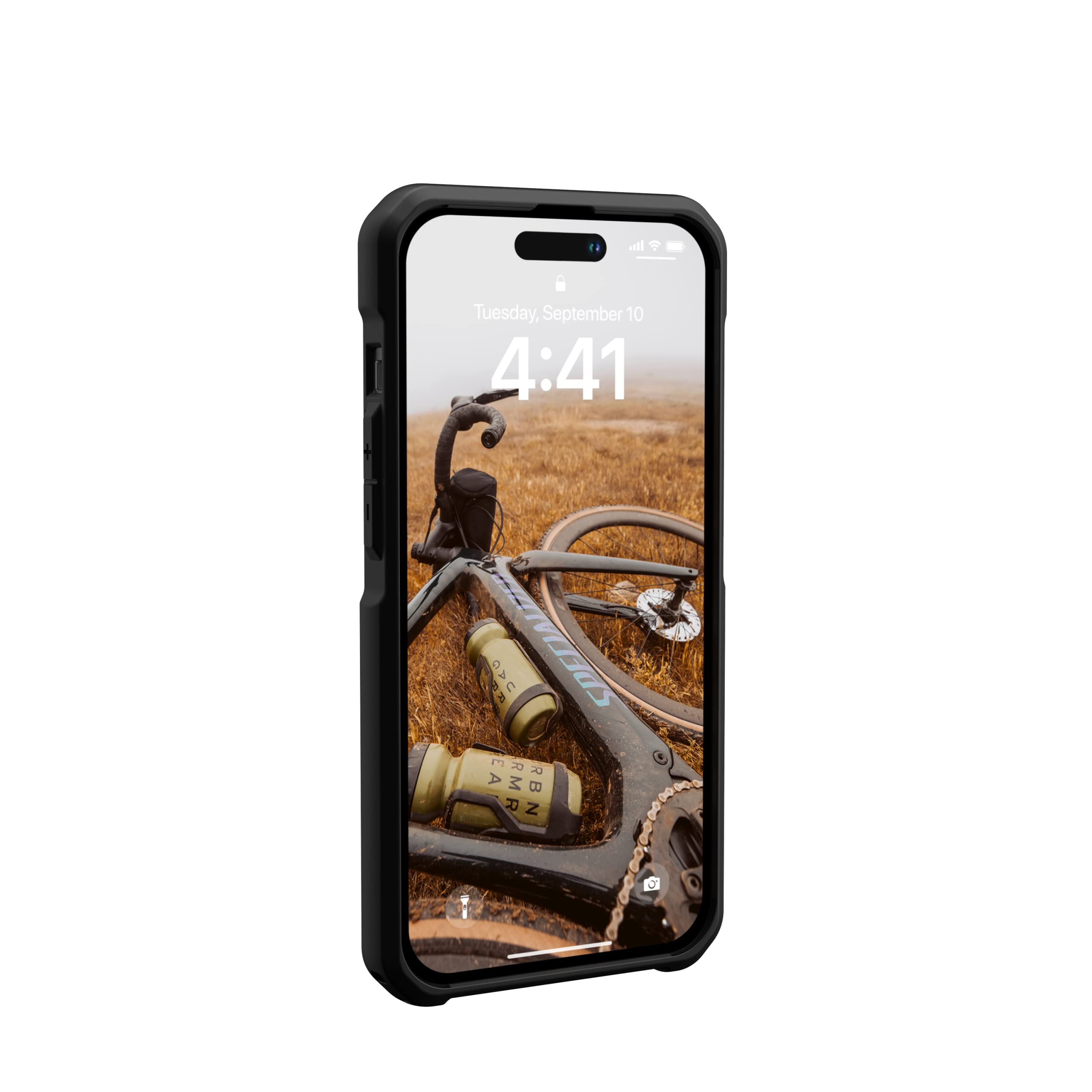 URBAN ARMOR GEAR UAG Designed for iPhone 14 Pro Case Kevlar Black 6.1" Metropolis LT Built-in Magnet Compatible with MagSafe Charging Featherlight Heavy Duty Shockproof Slim Rugged Protective Cover - Image 4
