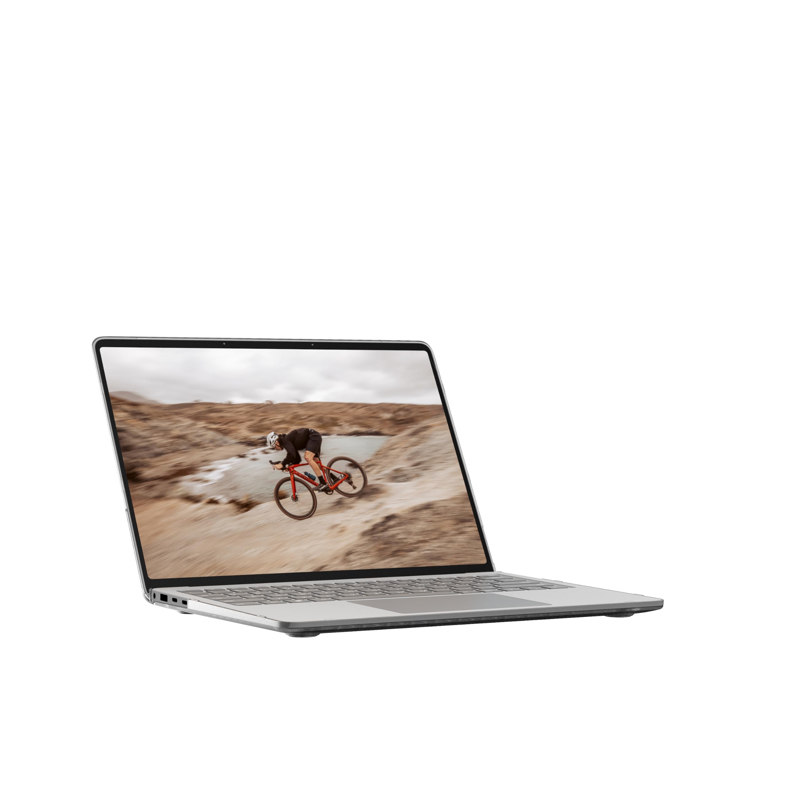URBAN ARMOR GEAR UAG Designed for Microsoft Surface Laptop 13.8" 7th Edition Case Essential Armor - Hard Shell Scratch Resistant Transparent Clear Protective Cover, Ice - Image 6
