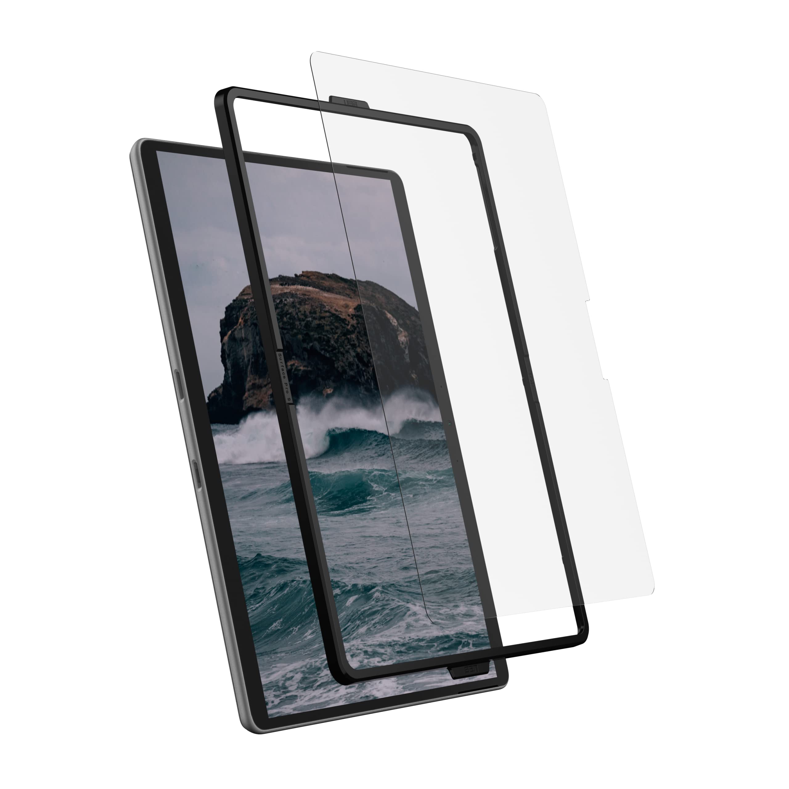 URBAN ARMOR GEAR UAG Designed for Microsoft Surface Pro 11/10/9 Glass Shield Plus Clear 9H Strengthened Tempered Glass Bubble Free Anti-Scratch Anti-Fingerprint Antimicrobial Screen Protector - Image 5