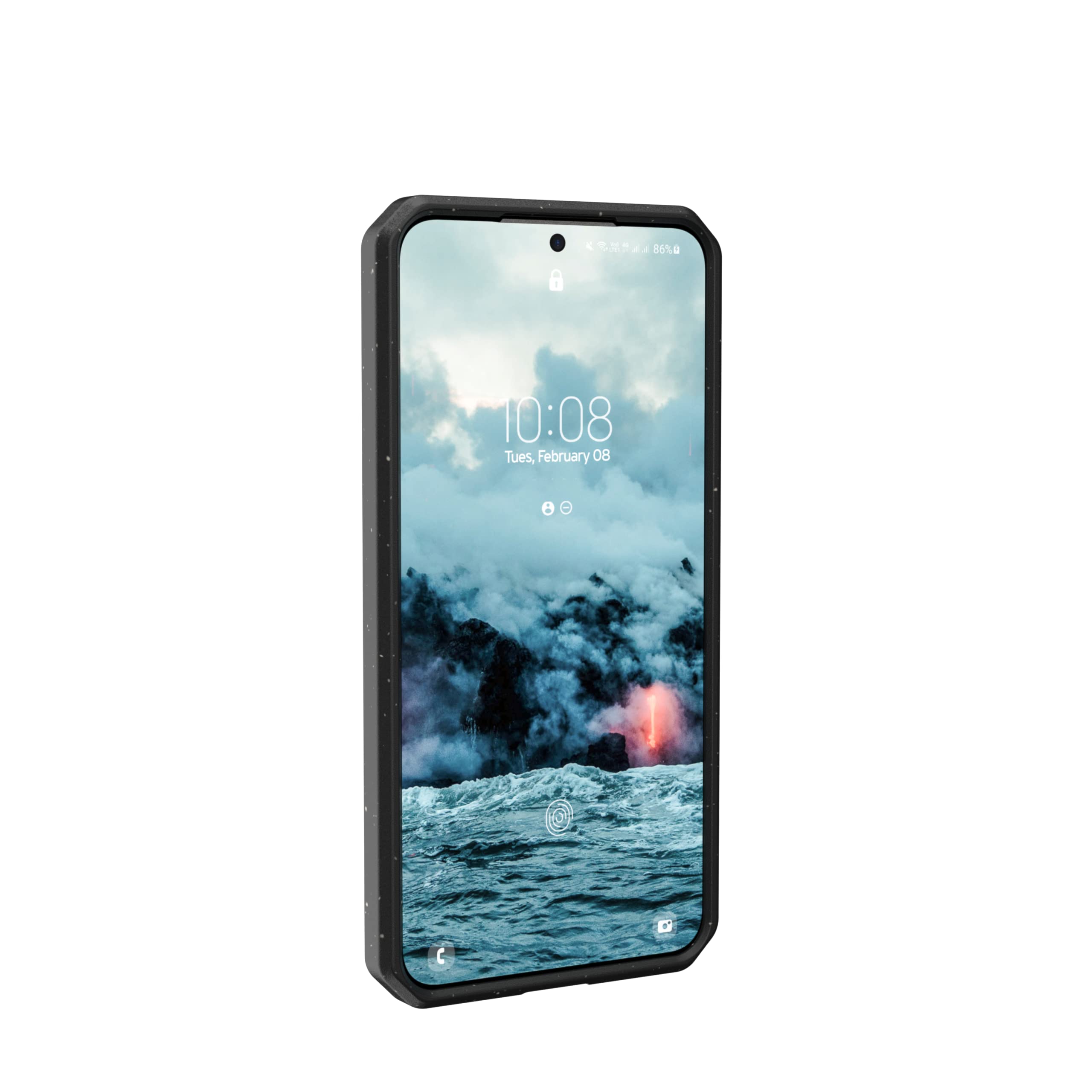 URBAN ARMOR GEAR UAG Designed for Samsung Galaxy S22 Case Black 100% Biodegradable, Compostable, Mindful Eco-Friendly Ultra Slim Outback Biodegradable Protective Cover, [6.1 inch Screen] - Image 5