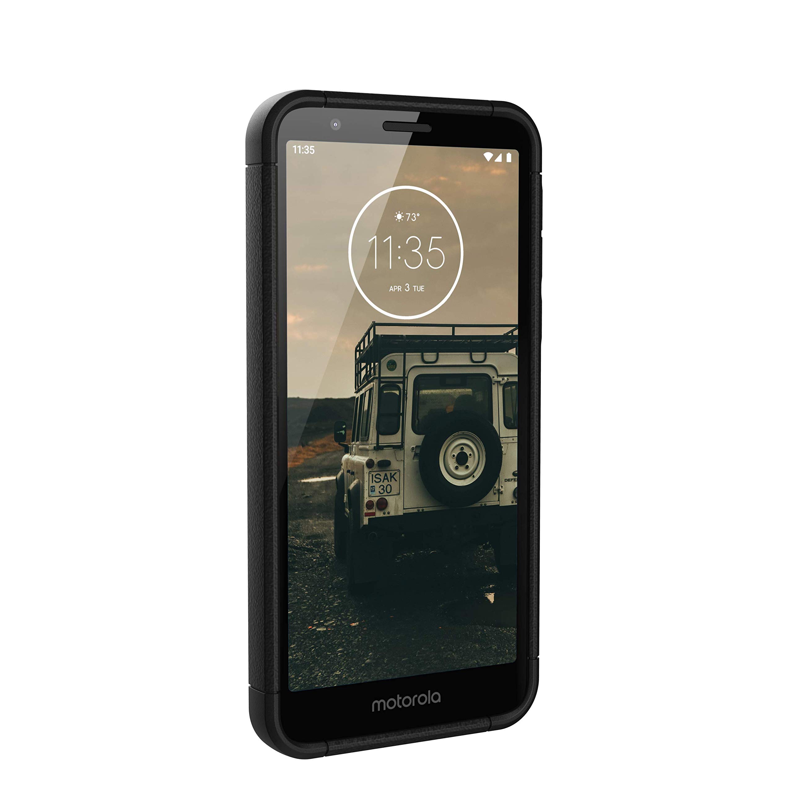 URBAN ARMOR GEAR UAG Made for Moto E6 Scout Feather-Light Rugged [Black] Military Drop Tested Phone Case - Image 6