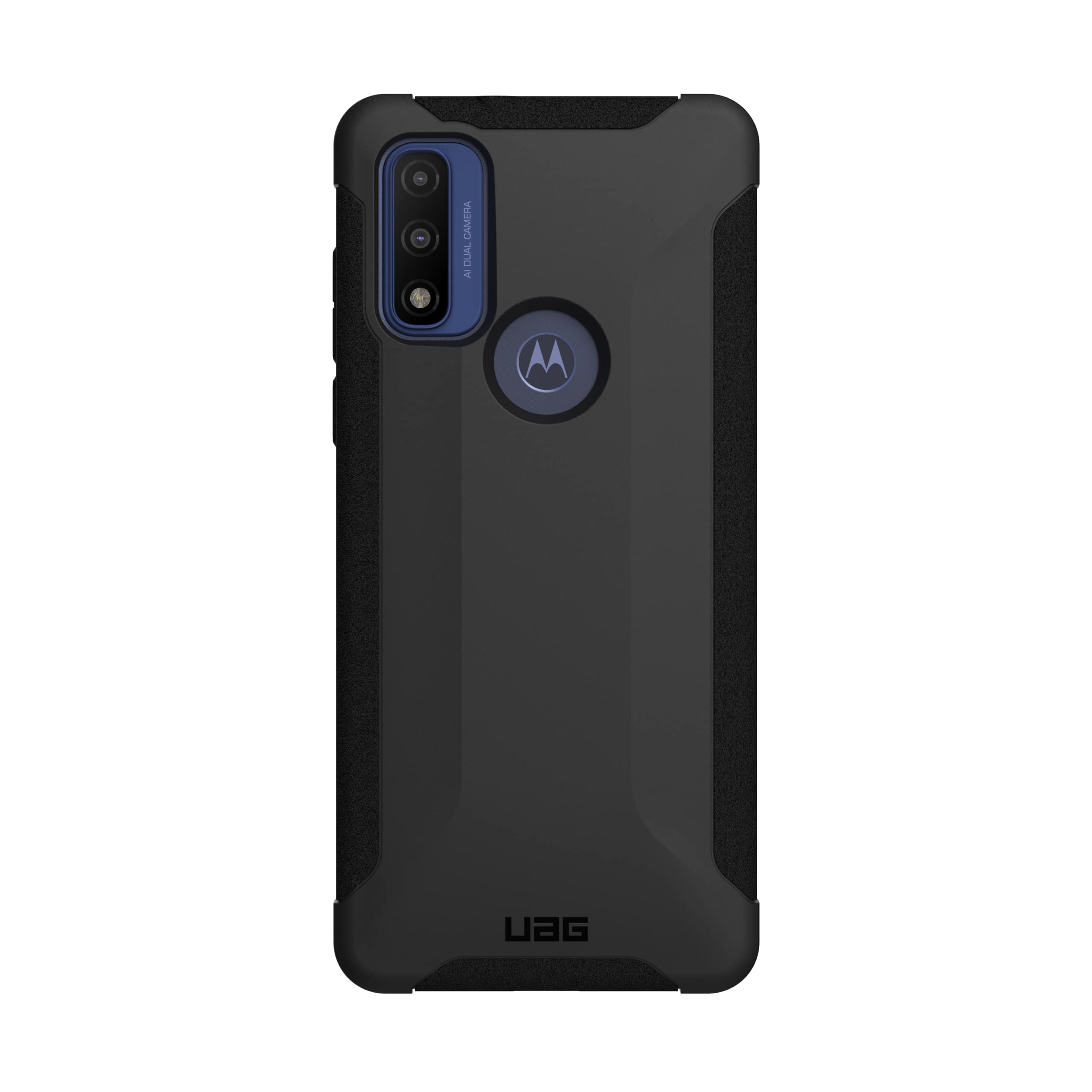 URBAN ARMOR GEAR UAG Made for Motorola Moto G Pure 2021 Case (USA & CA Models Only) 6.5" Scout Rugged Sleek Shockproof Lightweight Antimicrobial Military Drop Tested Protective Cover, Black - Image 3