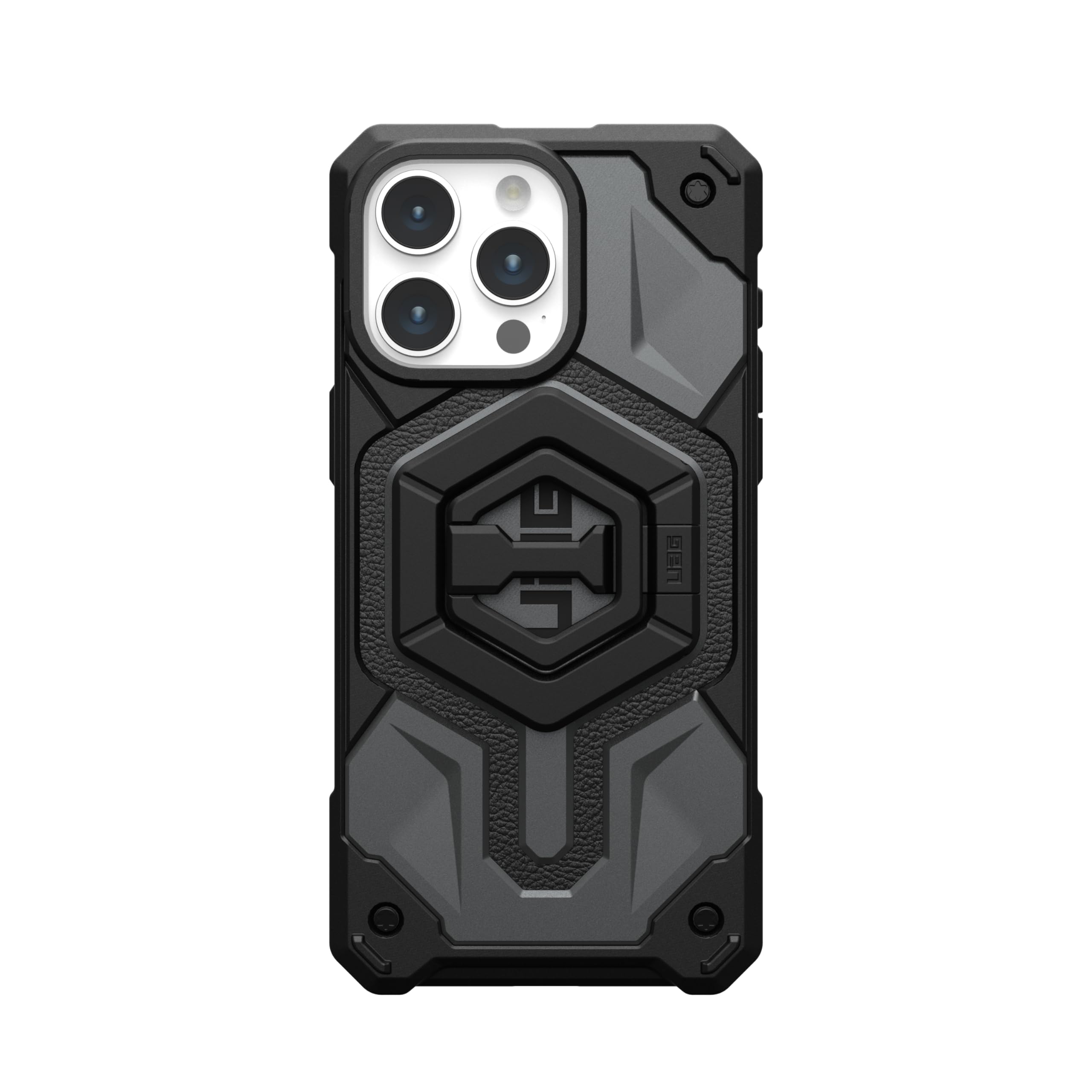 URBAN ARMOR GEAR UAG Magnetic Phone Ring Stand Compatible with MagSafe Magnet, Removable Metal Finger Ring Grip & 360 Rotation Adjustable Kickstand for iPhone 17, Galaxy S26, Black/Black - Image 5